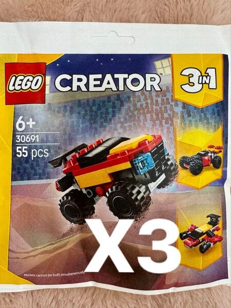 【新品3点】レゴ クリエイター 3in1 30691 ミニモンスタートラック