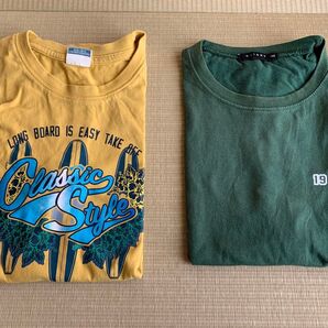 ★中古品★ キッズ タンクトップ 160 サイズ 2枚 セット 男の子 KIDS ランニング シャツ