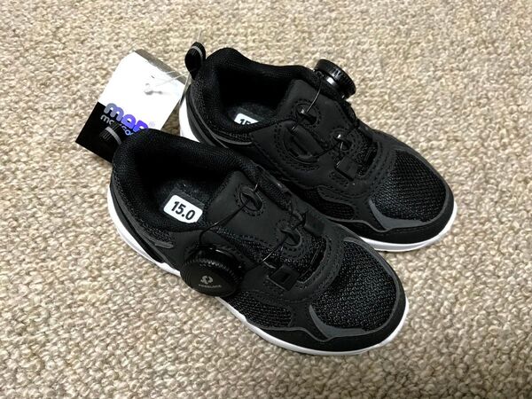新品 サイズ15 靴スニーカー ダイヤル ワイヤー こども キッズ mad foot!