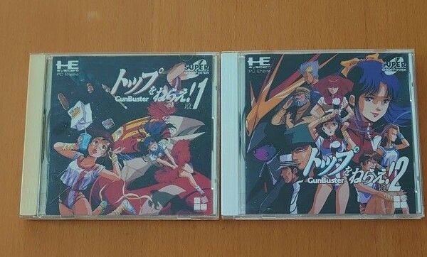 トップをねらえ! 1&2 セット PCエンジン CD-ROM2