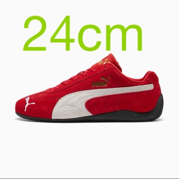 【新品】PUMA スピードキャット OG スニーカー レッド 24cm