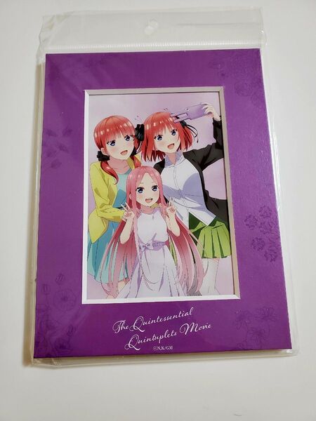 (gw)映画 五等分の花嫁 フレーム付きアートボード 中野二乃 二乃