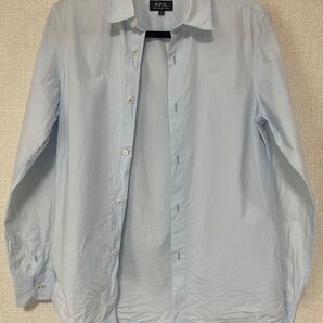 APC アーペーセー ライトブルー 長袖シャツ