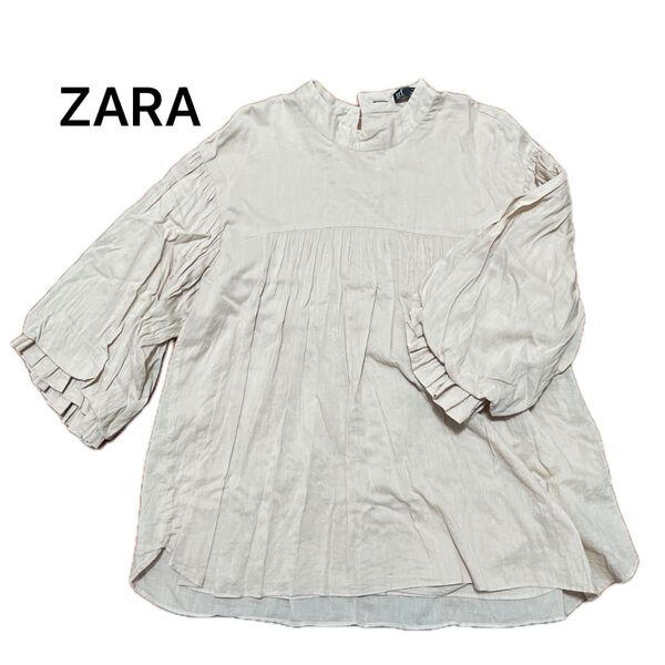 ZARA ブラウス ベージュ