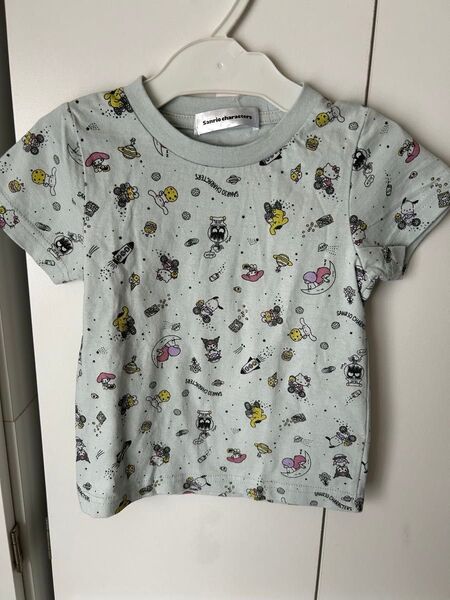 サンリオ 半袖 Tシャツ 半袖Tシャツ サンリオキャラクターズ 総柄 90cm