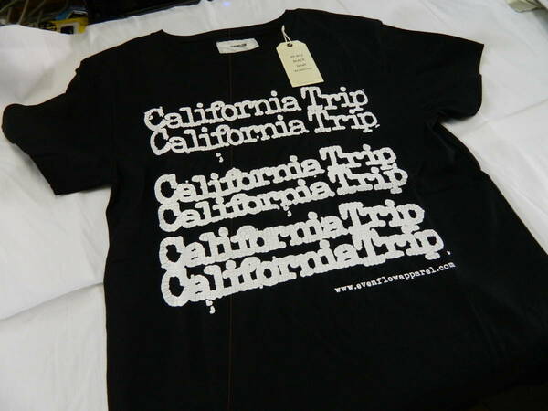 ☆イーブンフロウ・EVEN FLOW☆ CALIFORNIA TRIP TEE/半袖/プリント/Tシャツ/ S/新品/未使用/Bl