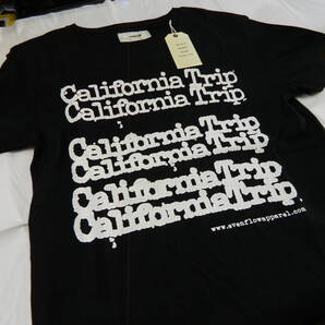 ☆イーブンフロウ・EVEN FLOW☆ CALIFORNIA TRIP TEE/半袖/プリント/Tシャツ/ S/新品/未使用/Bl