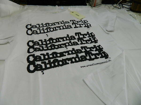 ☆イーブンフロウ・EVEN FLOW☆ CALIFORNIA TRIP TEE/半袖/プリント/Tシャツ/ M/新品/未使用