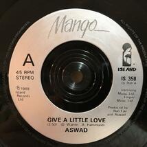 ★Aswad/Give A Little Love★LOVERS ROCK！7inch 45_画像2