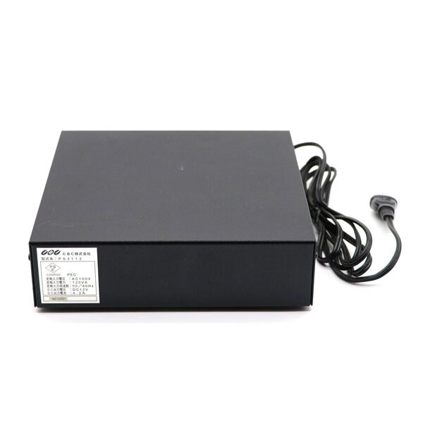 CBC PS4112 防犯カメラ用電源ユニット DC12V