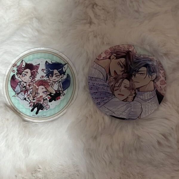 つよがりオメガは僕らの番 あやみね稜緒 emo cafe アクリルコースター