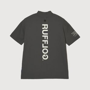 RUFFLOG GOLF VERTICAL LOGO MOCK TEE モックネック