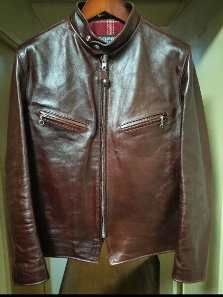 SPECIAL HORSEHIDE 641XJH/ スペシャルホースハイド シングルライダース 40 SCHOTT ショット