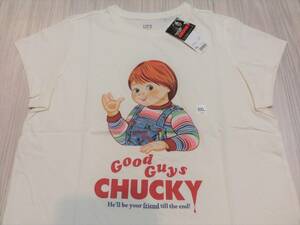 チャイルドプレイ チャッキー Tシャツ XXL◆ユニクロ UT 新品未使用◆映画 child's play UNIQLO レディプレイヤー1 出演 Chucky