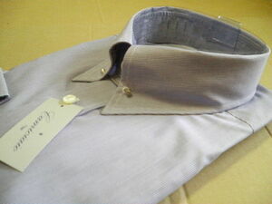 Бренд универмага*Camiciaio oggi kamichaio odge*size l 41-86*Сделано в Японии/100% хлопковая роскошная рубашка
