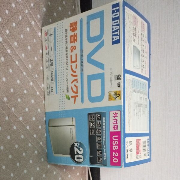 DVR-UN20E DVD 外付型 USB2.0 DVDドライブ