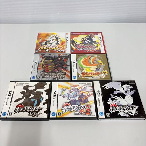7ニンテンドーDS、3DS ポケモンソフト 7点まとめ売り