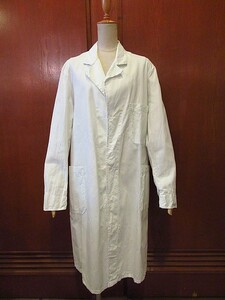 ビンテージ70's★Colonial UNIFORM MFG. CO.コットンワークショップコート生成り38★200427s2-m-ct 1970s薄手白ライトアウター