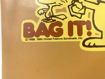 ビンテージ70’s★ピーナッツ&ウッドストックビニールバッグ★200421h9-bag-hndハンドバッグ鞄カバンUSA雑貨古着_画像9