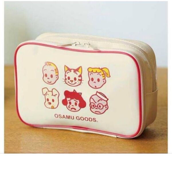 【新品】OSAMU GOODS オサムグッズ エナメルポーチ リンネル 2021年11月号付録 整理上手なポケット充実ポーチ
