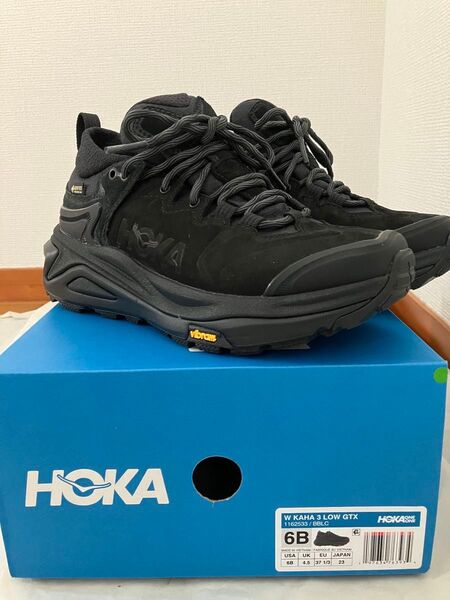 HOKA ONE ONE W KAHA 3 LOW GTX レディース 6B ブラック