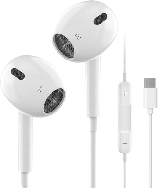 イヤホン タイプc イヤホン【iPhone15/16対応】 有線HiFi ノイズキャンセリング 重低音 通話可能 通話もクリア