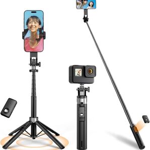 自撮り棒【四脚安定モデル・定性アップ】スマホスタンド じどり棒 スマホ 三脚【輸入アルミ合金製・軽量・耐久性アップ】 セルカ棒