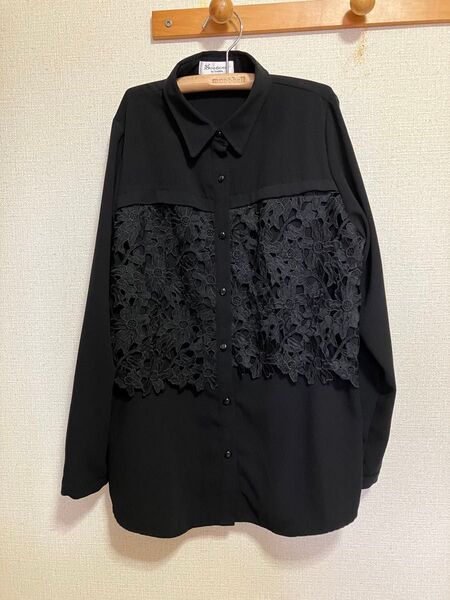 Soobinie スビニエ ブラウス シャツ ジャケット 大きいサイズ13 黒