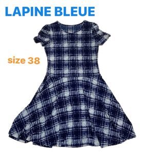 LAPINE BLEUE チェック柄 ワンピース サイズ38