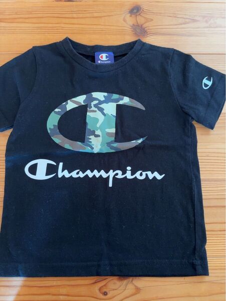 champion 半袖Tシャツ 黒 Tシャツ ロゴ