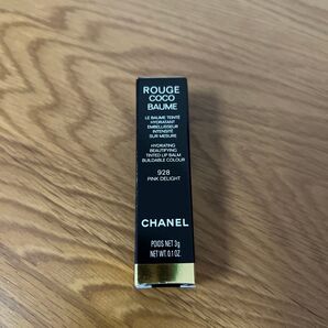 未使用 CHANEL ROUGE COCO BAUME 928 ピンクデライト