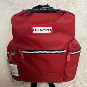 【新品】【定価19800円】 HUNTER ハンター バックパック レッド リュックサック ナイロン デイパック