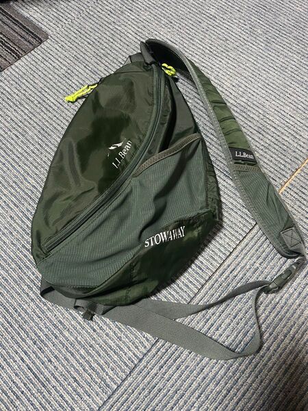 L.L.Bean STOWAWAY ショルダーバッグ グリーン系