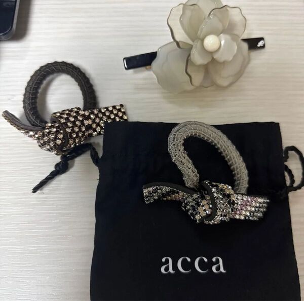 acca アッカ ブリジット ドレス ポニー リボン ブラウン ヘアゴム など