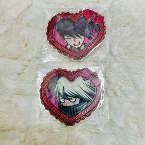 エビテン限定 ダンガンロンパ ハート型アクリルバッジ 百田解斗 キーボ
