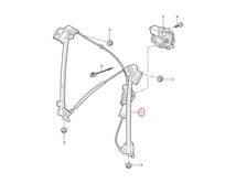 ポルシェ 911(997) カレラ ボクスター(987) パワーウィンドウレギュレーター 右側 98754207600 2.7 3.2 3.6 3.8 クーペ カブリオレ 新品_画像6