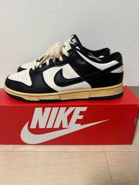 NIKE DUNK LOW RETRO ビンテージカスタム パンダ 27.5cm