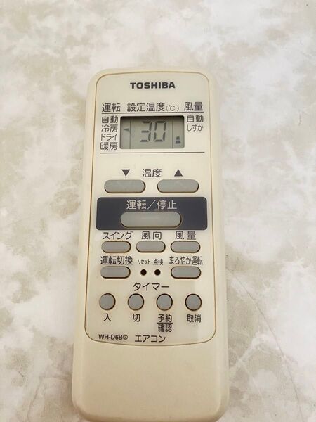 TOSHIBA 東芝 エアコン リモコン WH-D6B