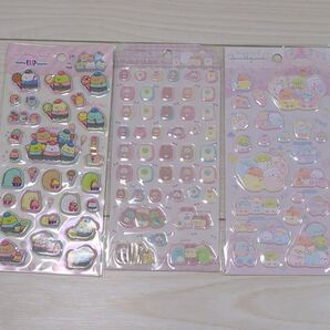 すみっコぐらし シール3個セット もこもこシール ふにふにシール すみっコぐらし×サーティワン アイスクリーム