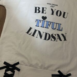 Lindsay リンジィ 薄手生地トレーナー 160㎝ ホワイト 着やすい