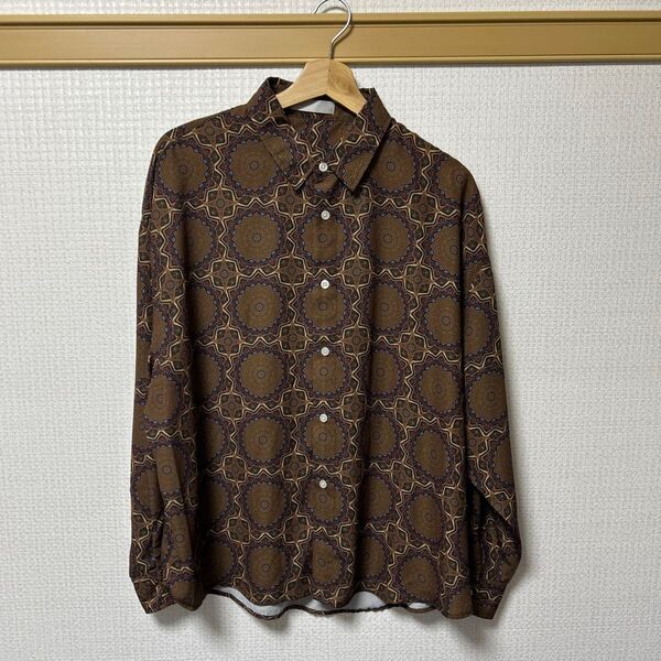 SENCE OF PLACE アーバンリサーチ 柄シャツ 長袖 メンズ Mサイズ やや大きめ