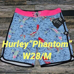 残少 M/W28 ハーレー ファントム サーフパンツ ボードショーツ 鯉/和柄