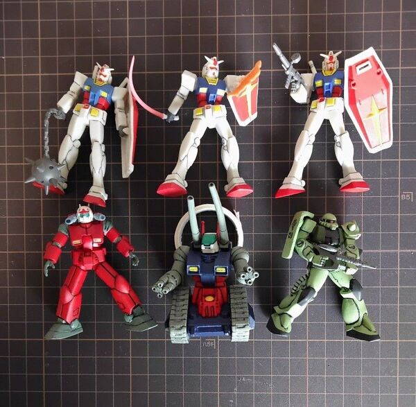 年代物 機動戦士ガンダム フィギュア セット