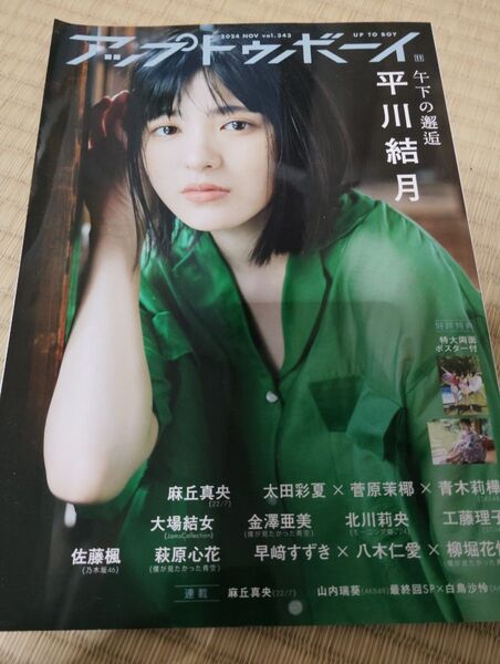 アップトゥボーイ 2024年 Vol.343 (付録ポスター、特典写真付き)