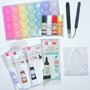レジン液 着色剤 ケース まとめ売り スターターセット