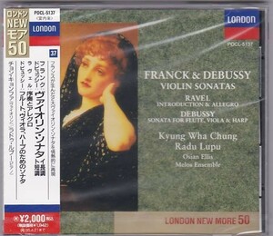 ■CD London フランク&amp;ドビュッシー:ヴァイオリン・ソナタ/ラヴェル:序奏とアレグロ/チョン・キョンファ/ラドゥ・ルプー/DEADSTOCK