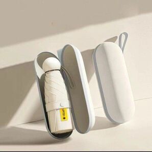 最終価格☆日傘 UPF50+ UVカット率99.9%以上 ホワイト コンパクト