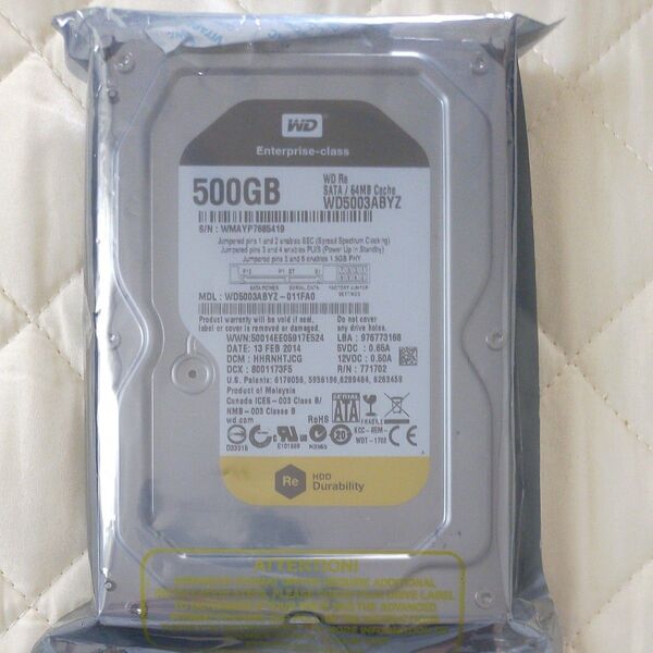 WD HDD WD5003ABYZ 500GB SATA エンタープライズ