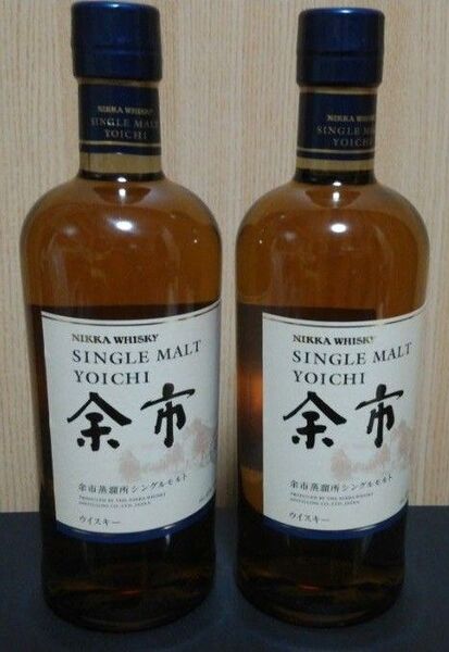 未開栓 ニッカウヰスキー 余市 700ml 2本セット 余市 ニッカ ウイスキー NIKKA シングルモルト