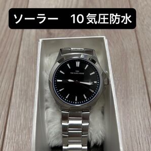 THE CLOCK HOUSE ソーラー腕時計 10気圧防水